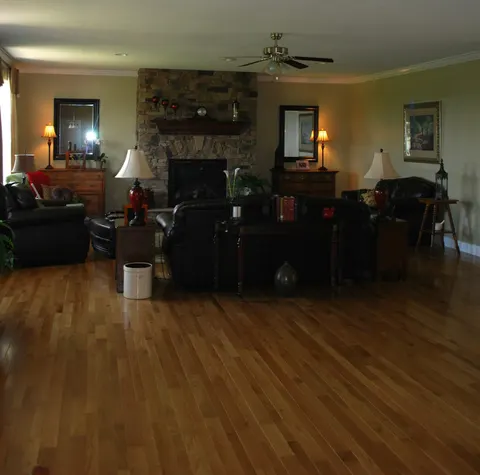 Hardwood flooring installed by Miller's Wholesale Flooring in East Tennessee