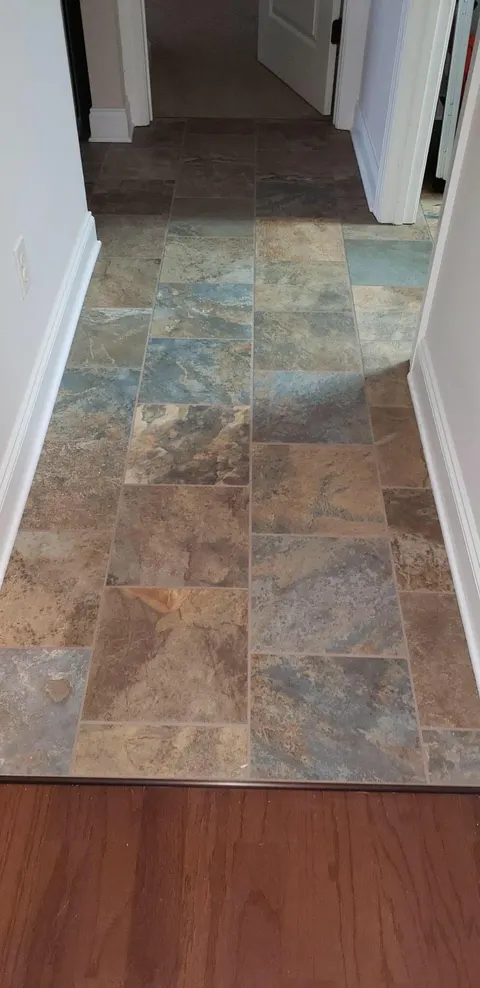 Tile & Stone flooring installed by Miller's Wholesale Flooring in East Tennessee