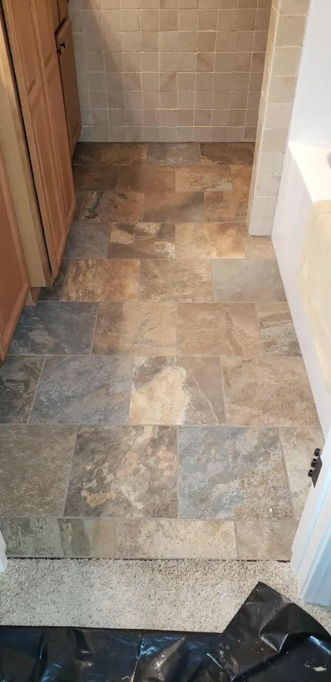 Tile & Stone flooring installed by Miller's Wholesale Flooring in East Tennessee