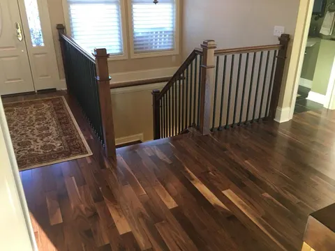 Hardwood flooring installed by Miller's Wholesale Flooring in East Tennessee