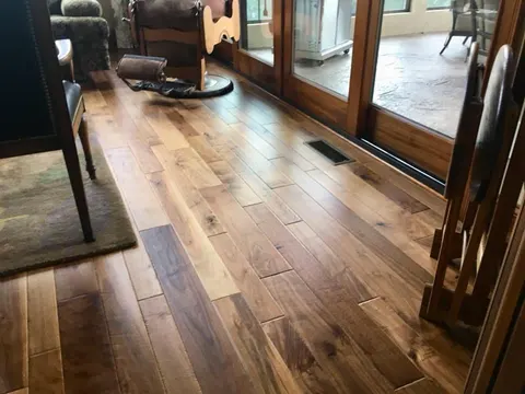 Hardwood flooring installed by Miller's Wholesale Flooring in East Tennessee