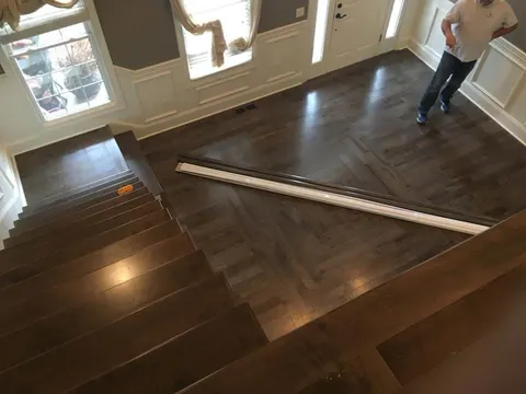 Hardwood flooring installed by Miller's Wholesale Flooring in East Tennessee