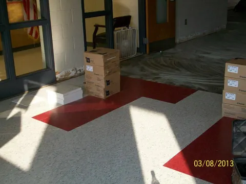 Commercial flooring installed by Miller's Wholesale Flooring in East Tennessee